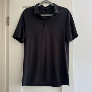Lululemon Black Polo Shirt